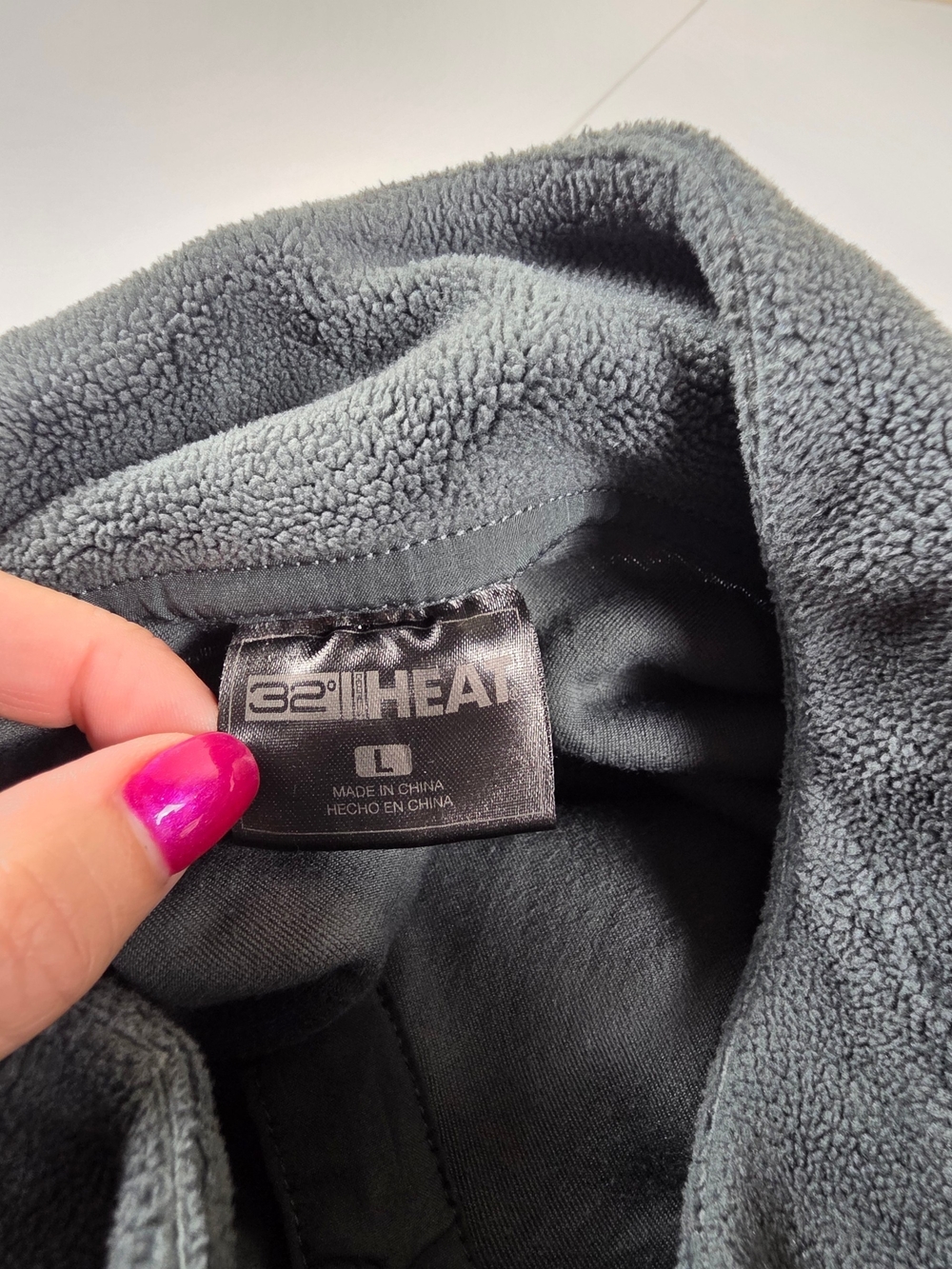32 Degrees Heat Charcoal Gray Women's Fleece Pullover - Picture 7 of 9